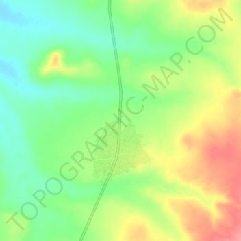 Ogbabu topographic map, elevation, terrain