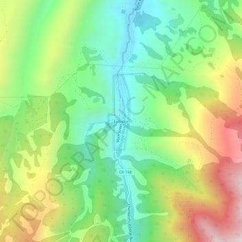 Jarbidge topographic map, elevation, terrain