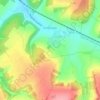 Les Noirats topographic map, elevation, terrain
