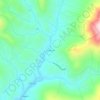 Honeycutt topographic map, elevation, terrain