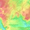 Le Mont Huchet topographic map, elevation, terrain