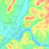 Bryan Hill topographic map, elevation, terrain