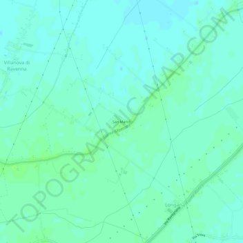San Marco topographic map, elevation, terrain