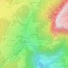Les Bouvards topographic map, elevation, terrain