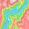 Canines topographic map, elevation, terrain