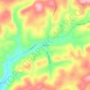 Balls Mills topographic map, elevation, terrain