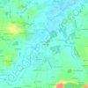 Rouget topographic map, elevation, terrain