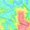 Vale das Cigarras topographic map, elevation, terrain