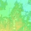 Red Earth topographic map, elevation, terrain