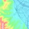 Wugongcun topographic map, elevation, terrain