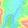 Foz do Sabor topographic map, elevation, terrain
