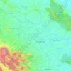 Tanah Sepenggal Lintas topographic map, elevation, terrain