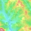 Chaumezelle topographic map, elevation, terrain