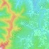 Posey topographic map, elevation, terrain
