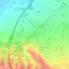 Casas Bajas topographic map, elevation, terrain