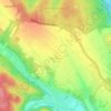 Kirchberg topographic map, elevation, terrain