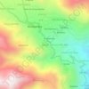 Salvia topographic map, elevation, terrain
