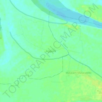 Agguirit topographic map, elevation, terrain