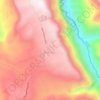 Huancas topographic map, elevation, terrain