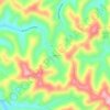 Ligon topographic map, elevation, terrain