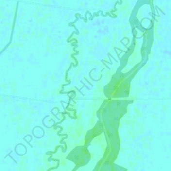 Canary Island topographic map, elevation, terrain