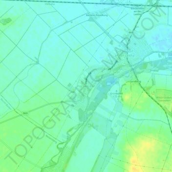 Pischelsdorf topographic map, elevation, terrain