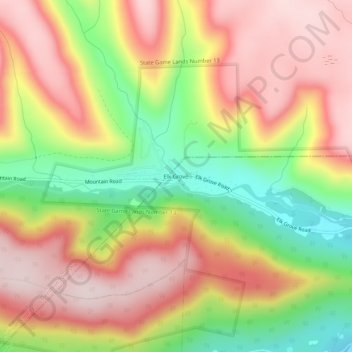 Elk Grove topographic map, elevation, terrain