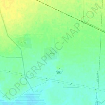 Khassaf topographic map, elevation, terrain