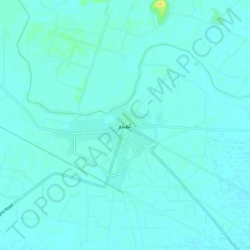 Khipro topographic map, elevation, terrain