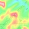 Hickory Knob topographic map, elevation, terrain