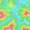 Moulin Lauga topographic map, elevation, terrain