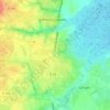 La Villette topographic map, elevation, terrain