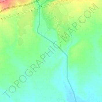Bambam topographic map, elevation, terrain