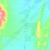 Chrome topographic map, elevation, terrain