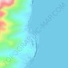 Pagasa topographic map, elevation, terrain