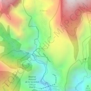 Las Marias topographic map, elevation, terrain