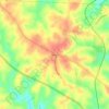 Denver topographic map, elevation, terrain