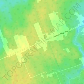 Pleasant Ridge topographic map, elevation, terrain