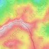 Žijeva glava / Maja e Zhihovës (B6/XXIV) topographic map, elevation, terrain