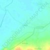 Kasihan topographic map, elevation, terrain