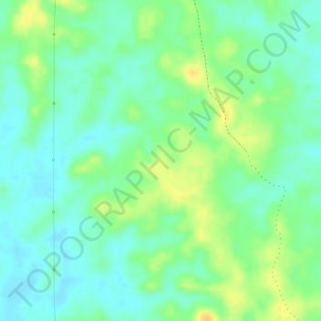 Sevilla topographic map, elevation, terrain