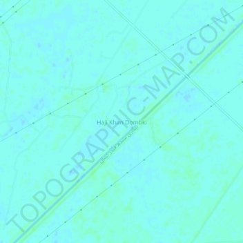 Haji Khan Dombki topographic map, elevation, terrain
