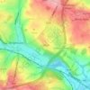 Clifton topographic map, elevation, terrain