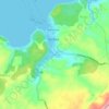 Poblacion topographic map, elevation, terrain