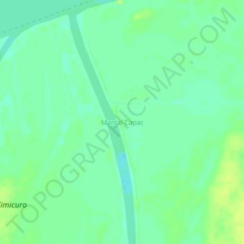 Manco Capac topographic map, elevation, terrain
