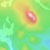 Itcha Range topographic map, elevation, terrain