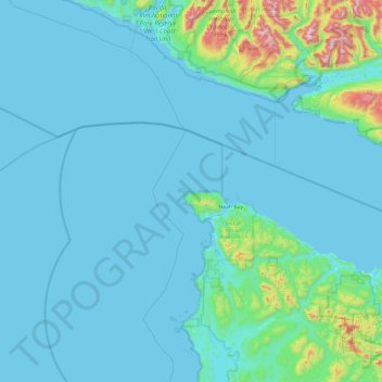 Mushroom Rock topographic map, elevation, terrain