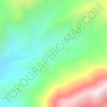 Chaxas topographic map, elevation, terrain
