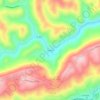 Gordon topographic map, elevation, terrain