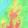 Deuringen topographic map, elevation, terrain